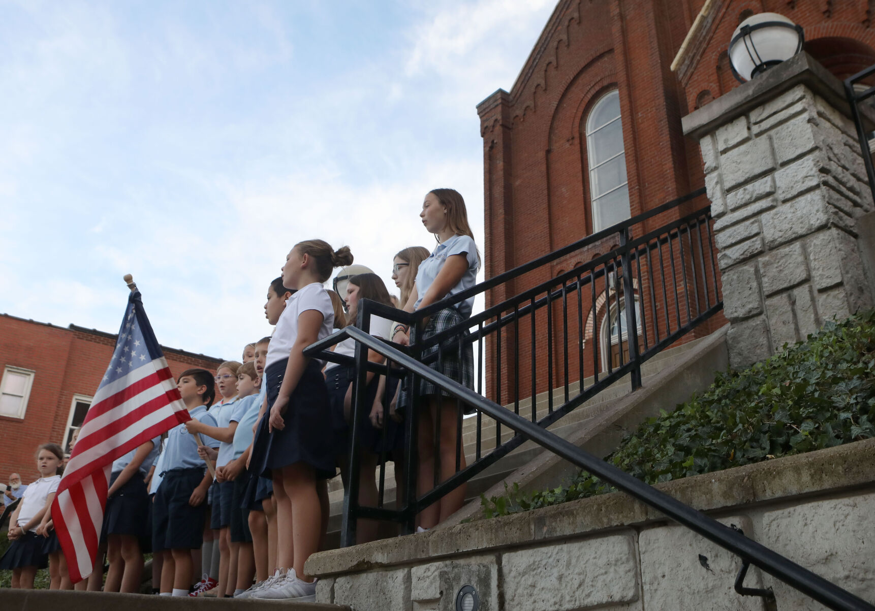 St. Francis Borgia Grade School students perform